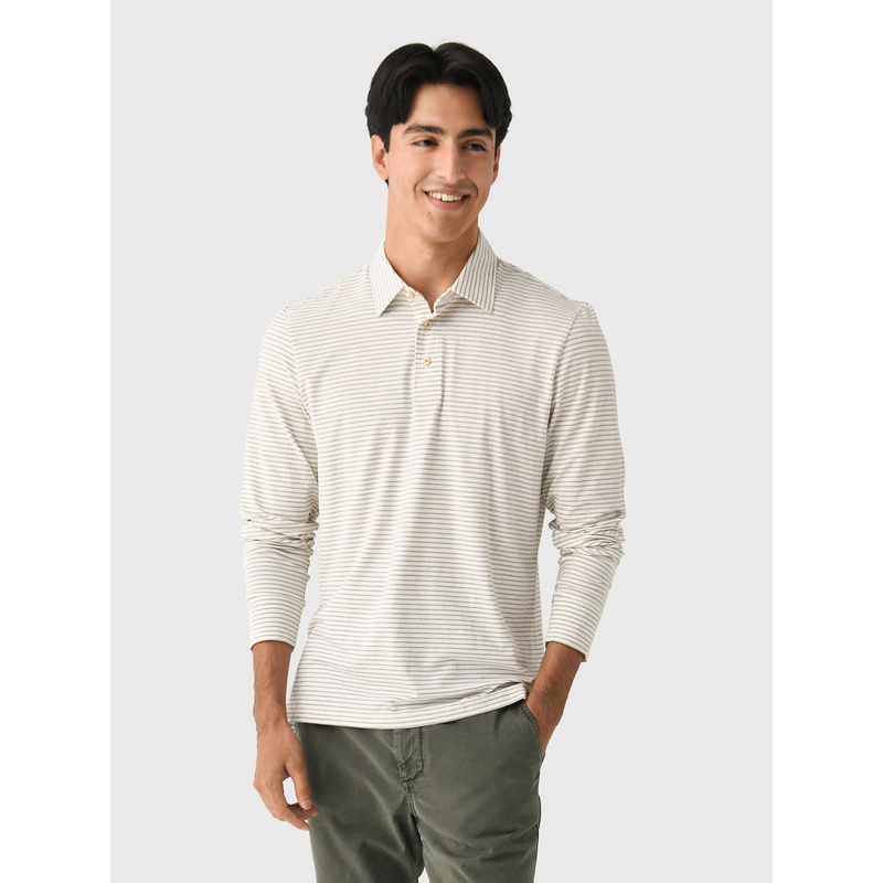 Faherty Brand Men’s Long Sleeve Movement Polo