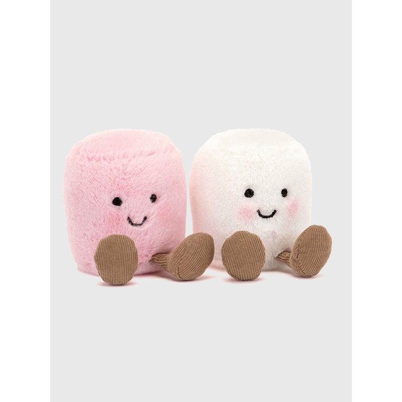 Jellycat Amuseables Pink + White Marshmallows Plush