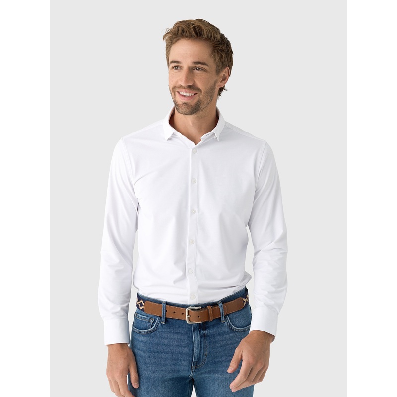 Mizzen+Main Men’s Trim Halyard Long Sleeve Dress Shirt