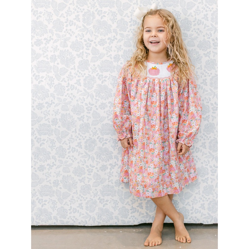 Poppy Kids Co Girls’ Allie Pumpkin Dress