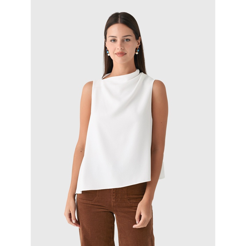 Vince Women’s A-Line Asymmetrical Draped Top