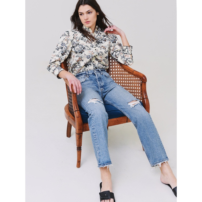 Agolde Women’s 90s Mid Rise Loose Fit Jean