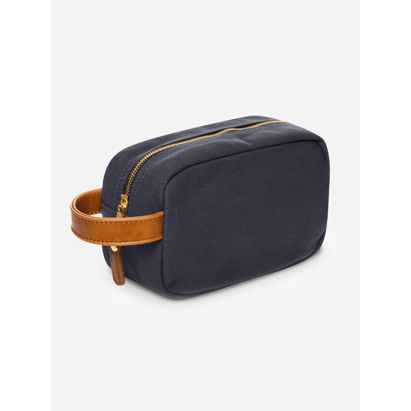 Hudson Sutler Canvas And Leather Toiletry Bag