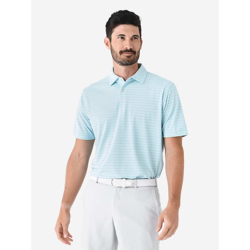 Peter Millar Crown Sport Men’s Fitz Performance Mesh Polo