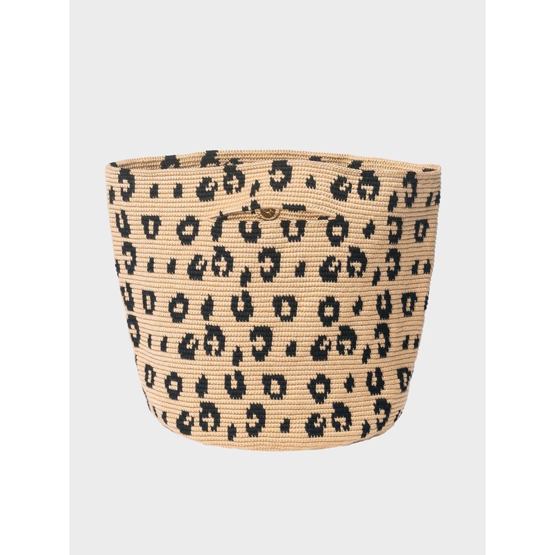 Soraya Leopard Shopper Bag|O/S|BLACK