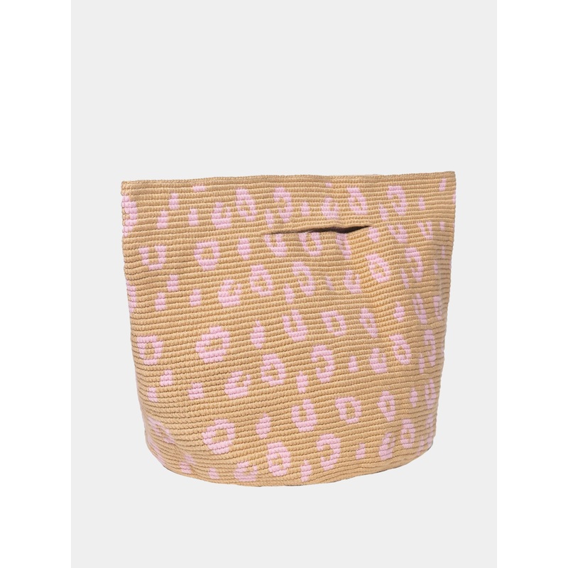 Soraya Pink Leopard Mini Shopper Tote