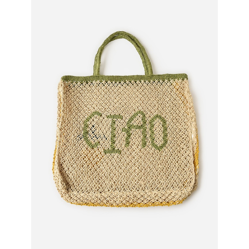 The Jacksons Ciao Lemon Tote|O/S|FERN AND LEMON
