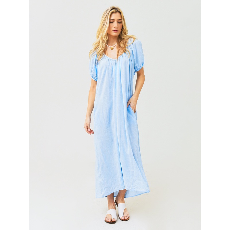 9 Seed Women’s Sand Hill Cove Puff Sleeve Midi
