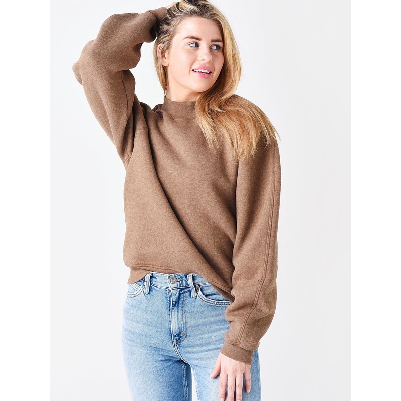 Agolde Women’s Tarron Mock Neck Sweatshirt