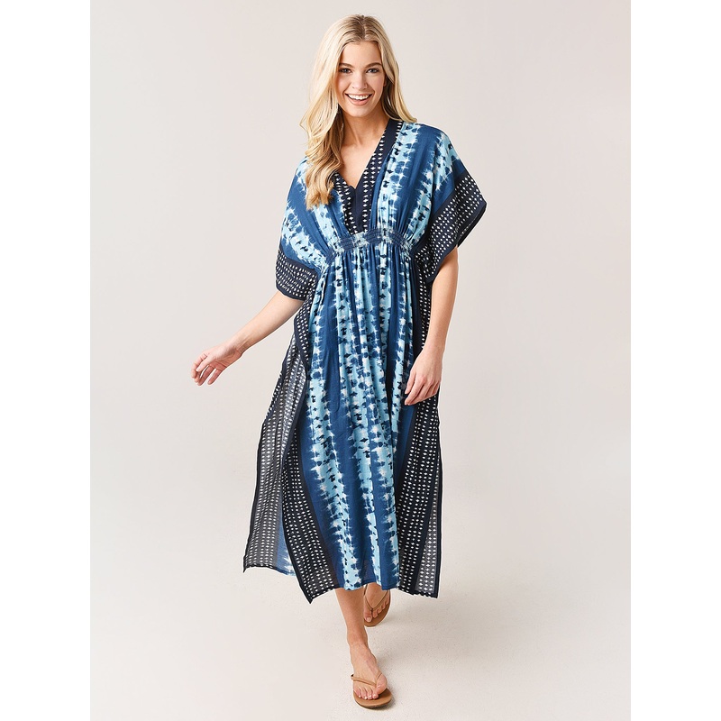 Echo Women’s Shibori Maxi Caftan
