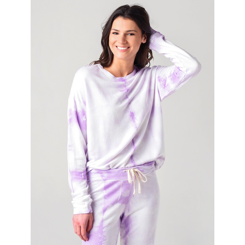 Sundry Women’s Tie-Dye Terry Oversize Sweatshirt