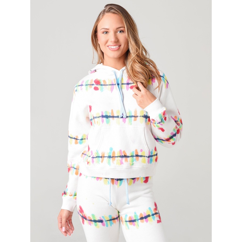 Warm Women’s Aprs Surf Hoodie|S|RAINBOW