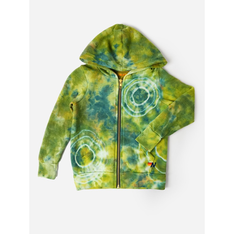 Aviator Nation Kids’ Hand Dyed Zip Hoodie