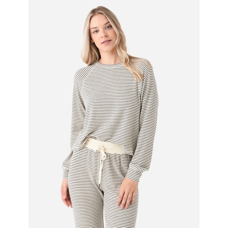 Z Supply Women’s Staying In Stripe Long Sleeve Top