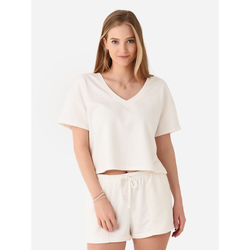 Z Supply Women’s V-Neck Terry Tee