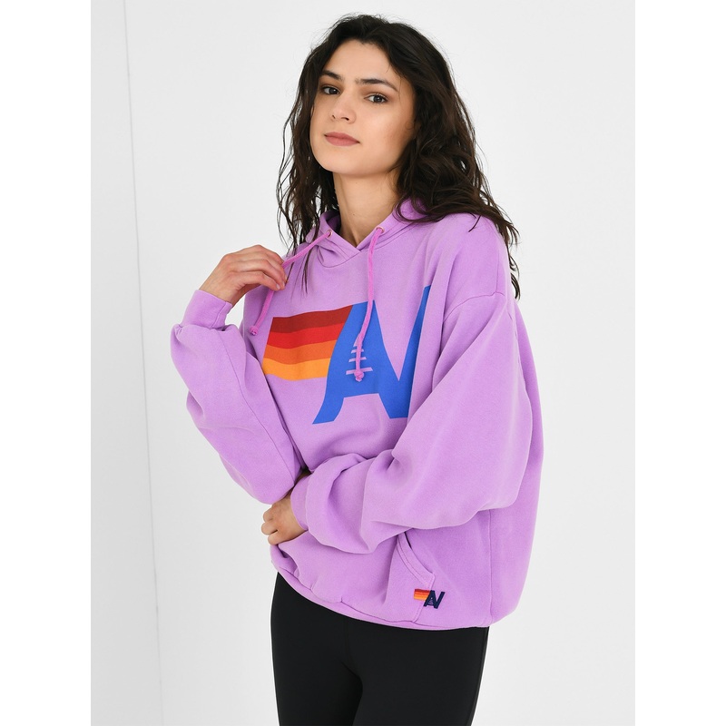 Aviator Nation Women’s Logo Pullover Relaxed Hoodie