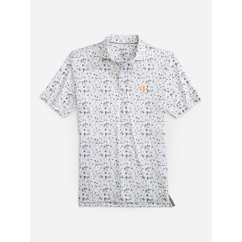 Johnnie-O Men’s Houston Astros Ballpark Printed Jersey Performance Polo