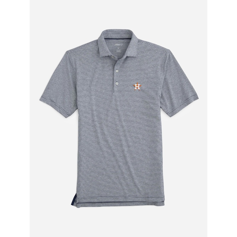 Johnnie-O Men’s Houston Astros Lyndon Striped Jersey Performance Polo