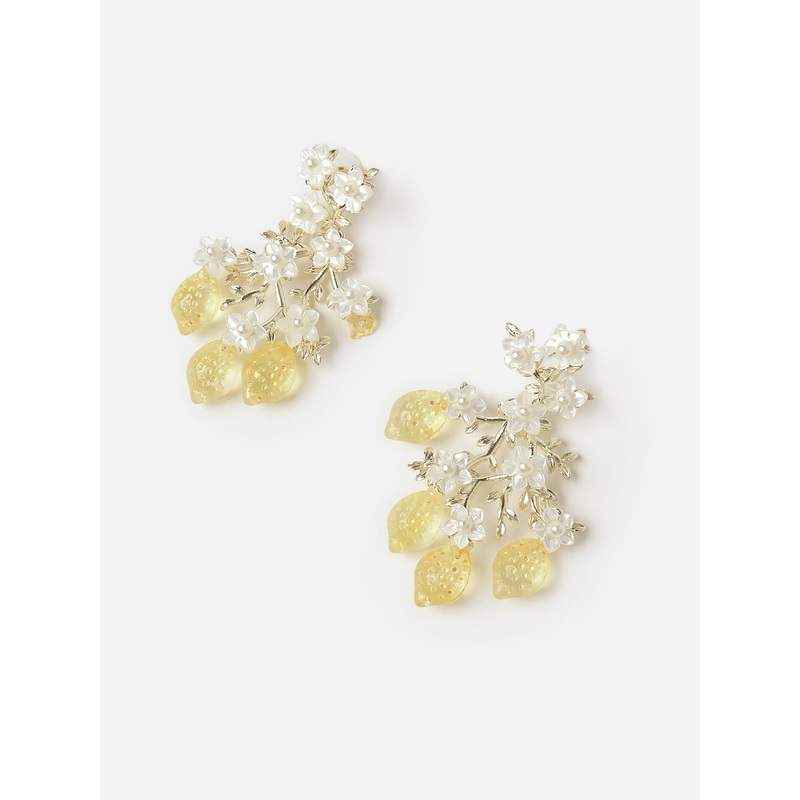 Nicola Bathie Women’s Amalfi Lemon Vine Earrings