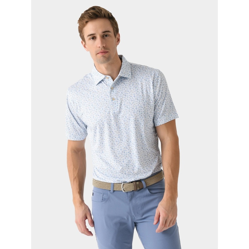 Peter Millar Crown Sport Men’s Fat Tuesday Performance Jersey Polo