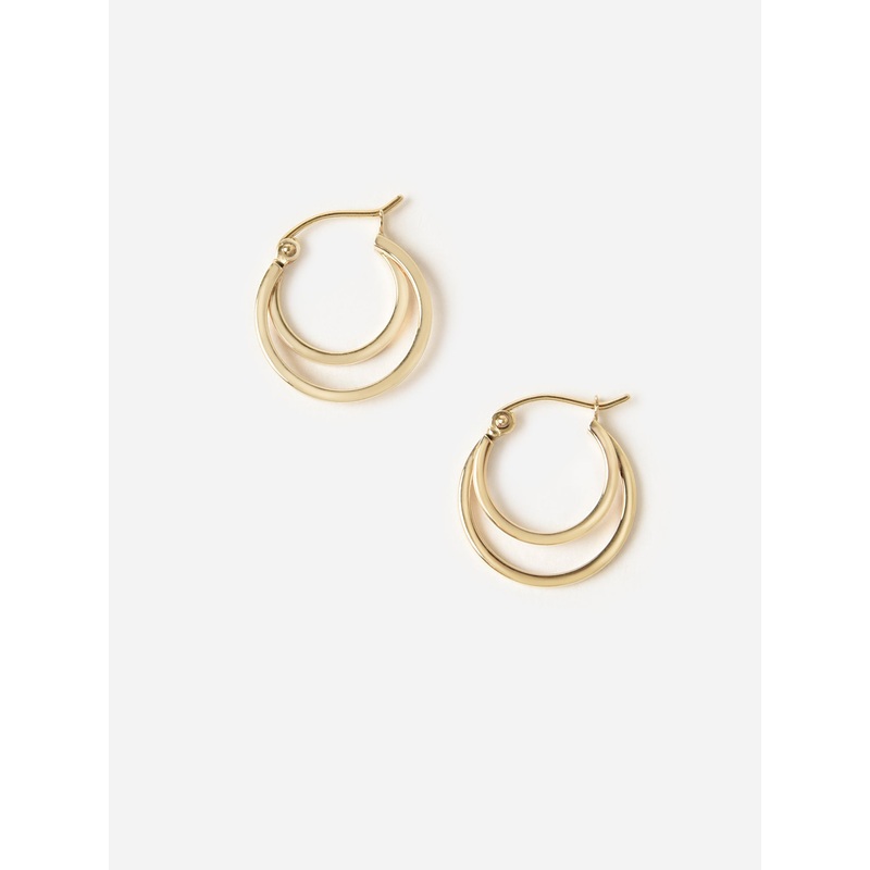 S. Bell Women’s Double Huggie Earrings