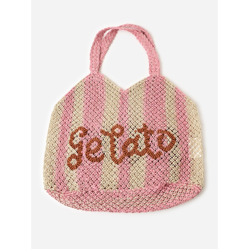 The Jacksons Drew Gelato Tote|O/S|PINK STRIPE