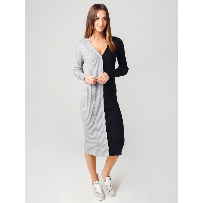 525 Women’s Contrast Button Up Maxi Dress