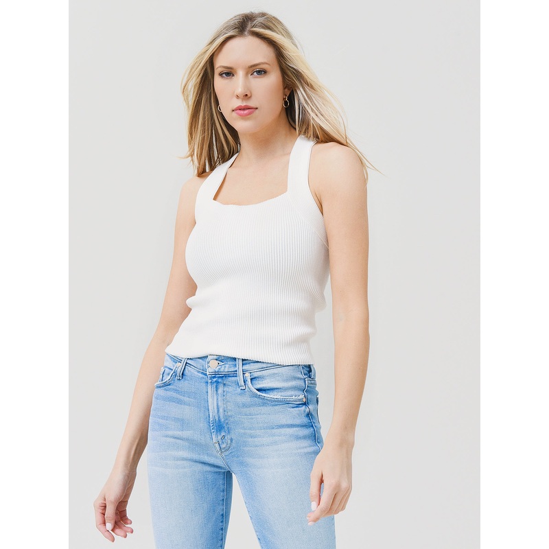 525 Women’s Crop Tank|L|CHALK