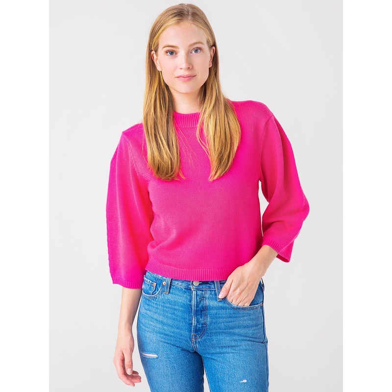525 Women’s Cropped Volume Sleeve Top