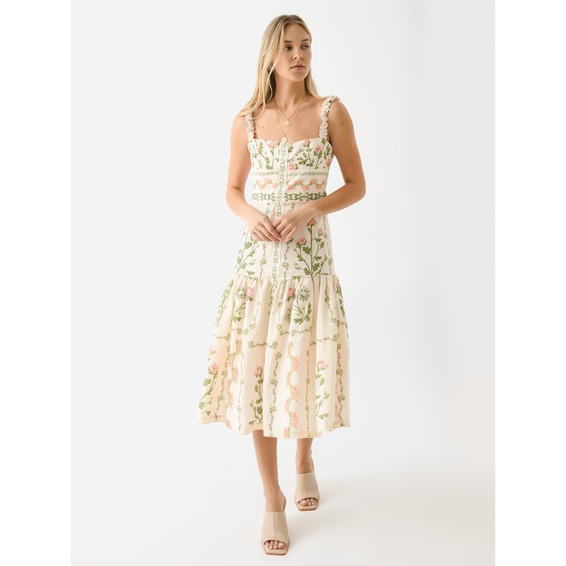Agua By Agua Bendita Women’s Nispero Oasis Midi Dress