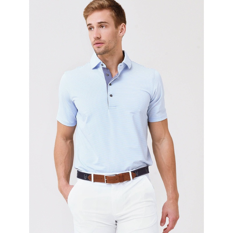 Greyson Men’s Saranac Polo|XXL|476 WOLF BLUE