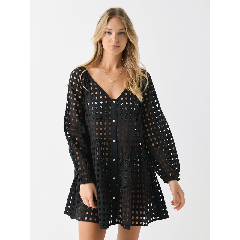 Solid + Striped Women’s The Evan Eyelet Mini Dress