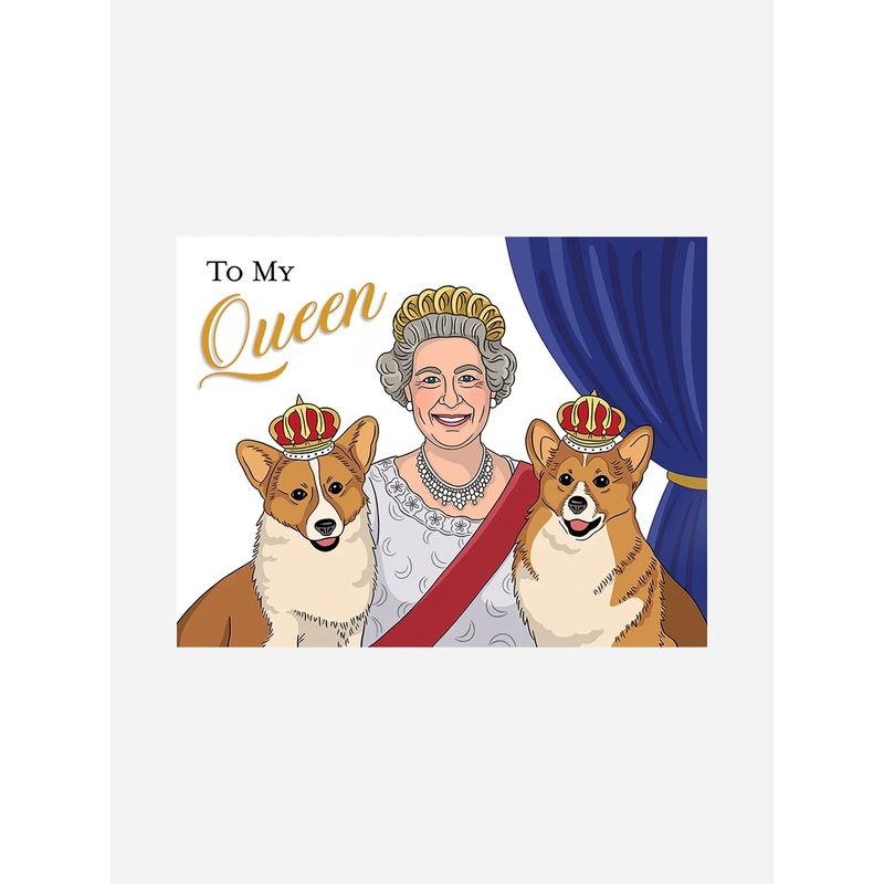 The Found Queen of England Mother’s Day Card