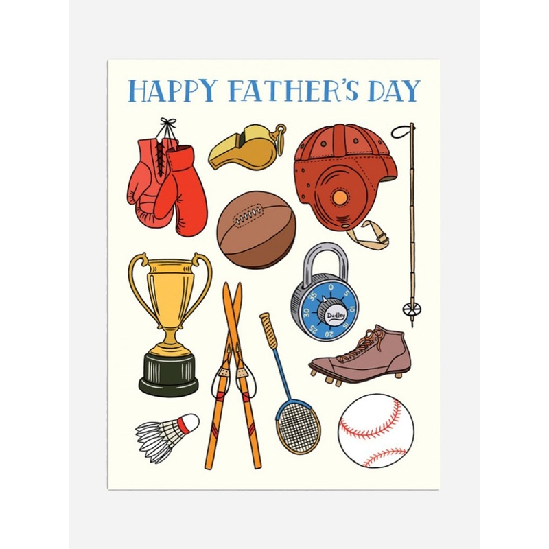 The Found Vintage Sports Father’s Day Card