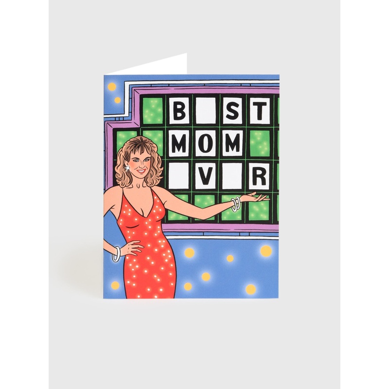 The Found Wheel of Fortune Best Mom Ever Card