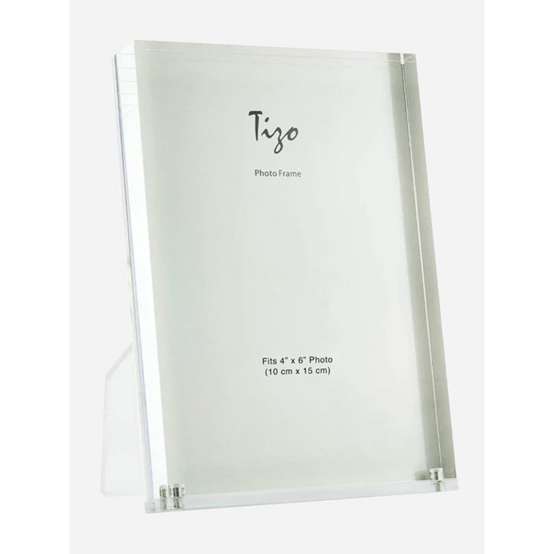 TIZO Acrylic 4×6 Photo Frame|4X6|CLEAR