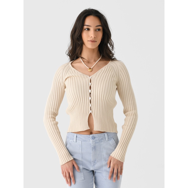 AMO Women’s Ada Sweater|XS|S|M|L|LATTE