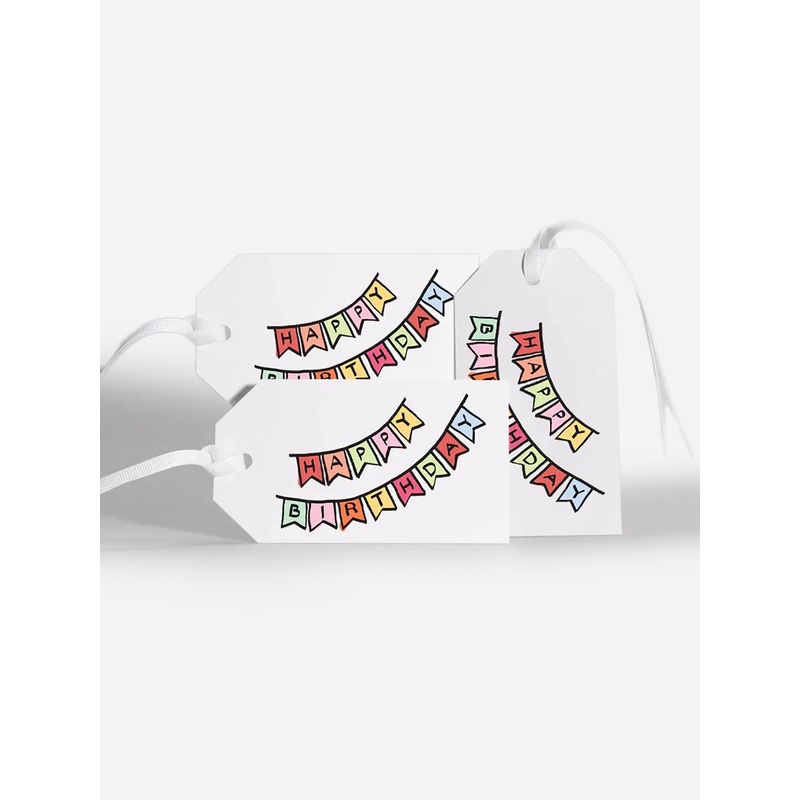 DearAnnabella Birthday Banner Gift Tags