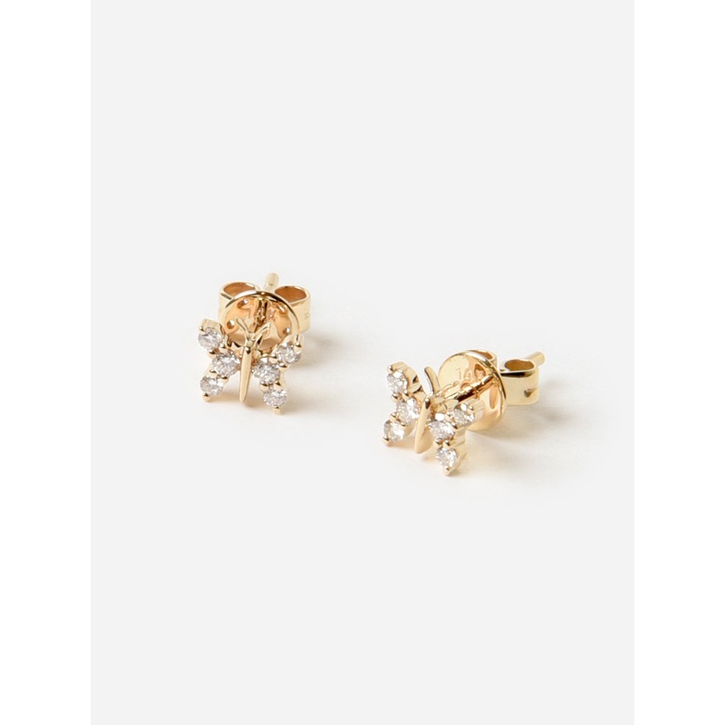 Francie B. Butterfly Stud Earrings