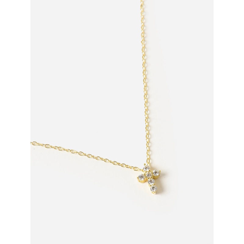 Francie B. Cross Charm Necklace
