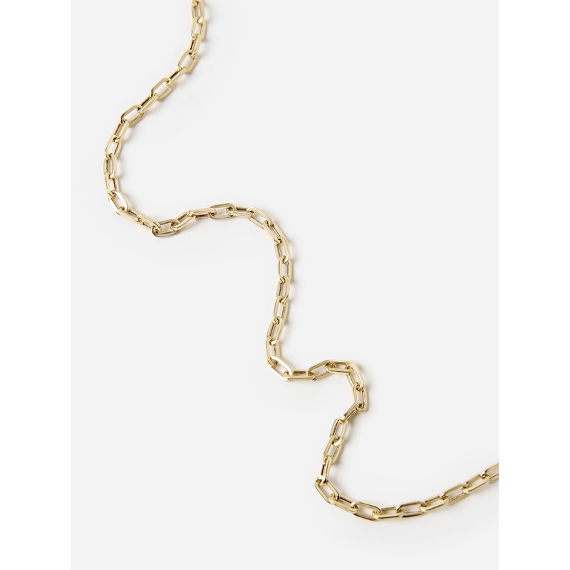 Francie B. Gold Paperclip Necklace