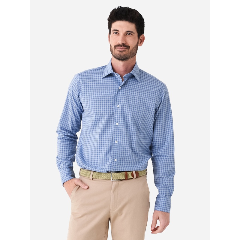 Peter Millar Crown Crafted Men’s Cashel Cotton Sport Shirt