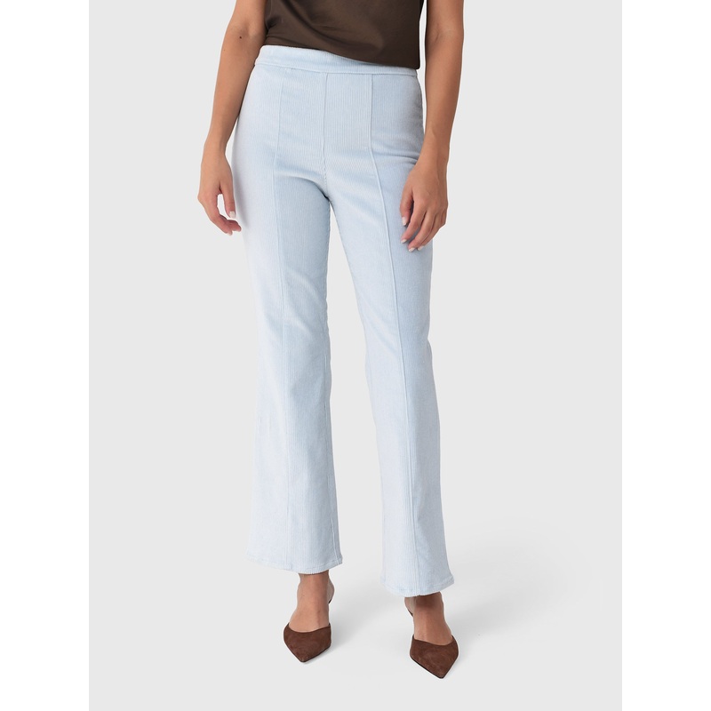SPRWMN Women’s Corduroy Ankle Flare Seam Pant