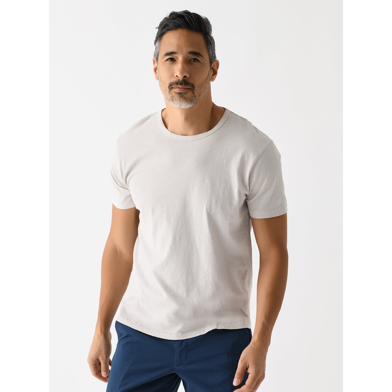 Weekend Men’s Cotton Slub Tee|S|M|L|XL|XXL|BONE|VINTAGE BLACK|LIGHT SAGE|MIDNIGHT NAVY|FADED BLUE|LIGHT BLUE