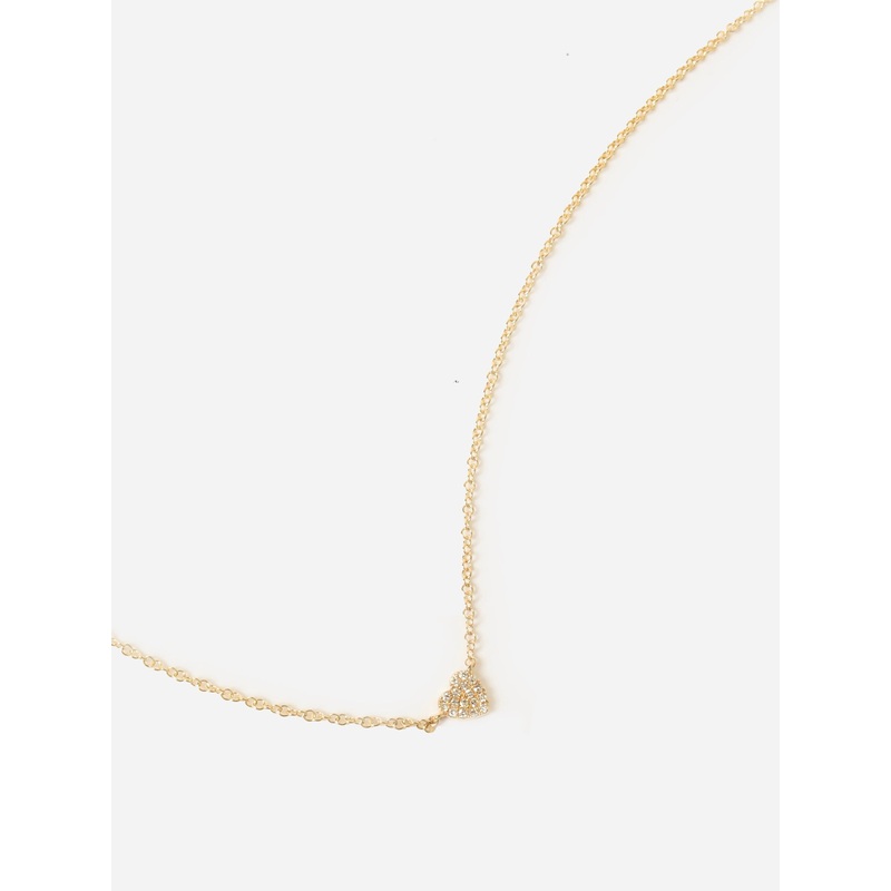 EF Collection Baby Diamond Heart Necklace