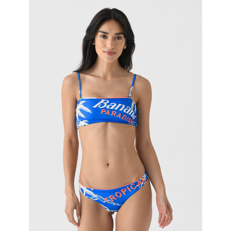 Maaji Women’s Tropical Paradise Bandee Bikini Top