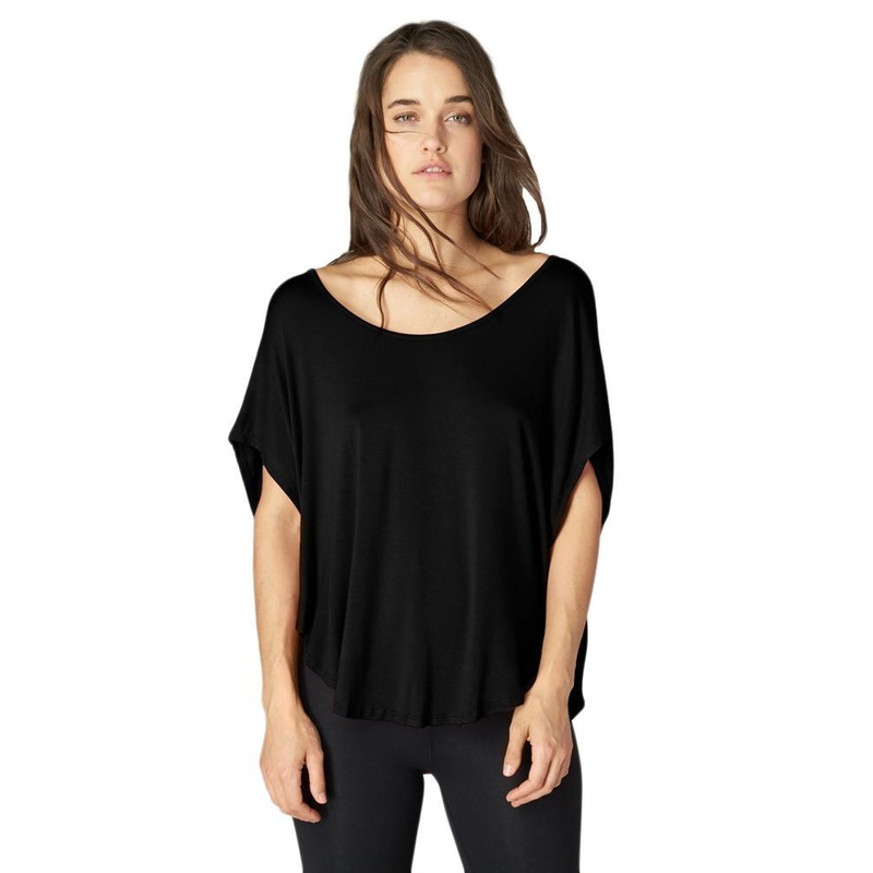 Beyond Yoga Silk or Swim Scalloped Tee