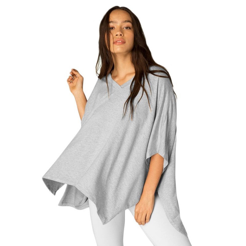 Beyond Yoga V Neck Poncho|M/L|WHITE