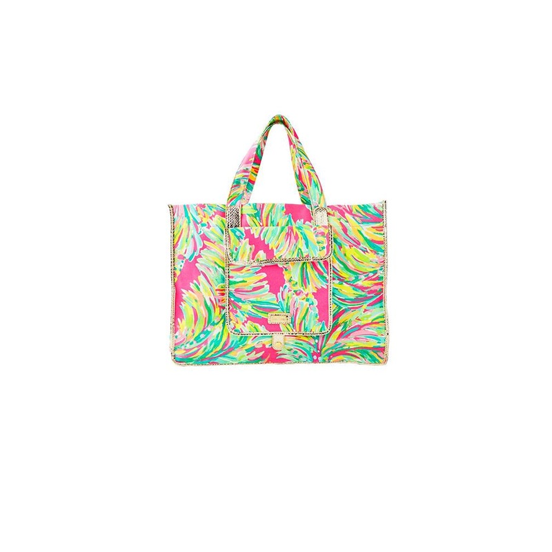Lilly Pulitzer Sunbathers Foldable Beach Bag