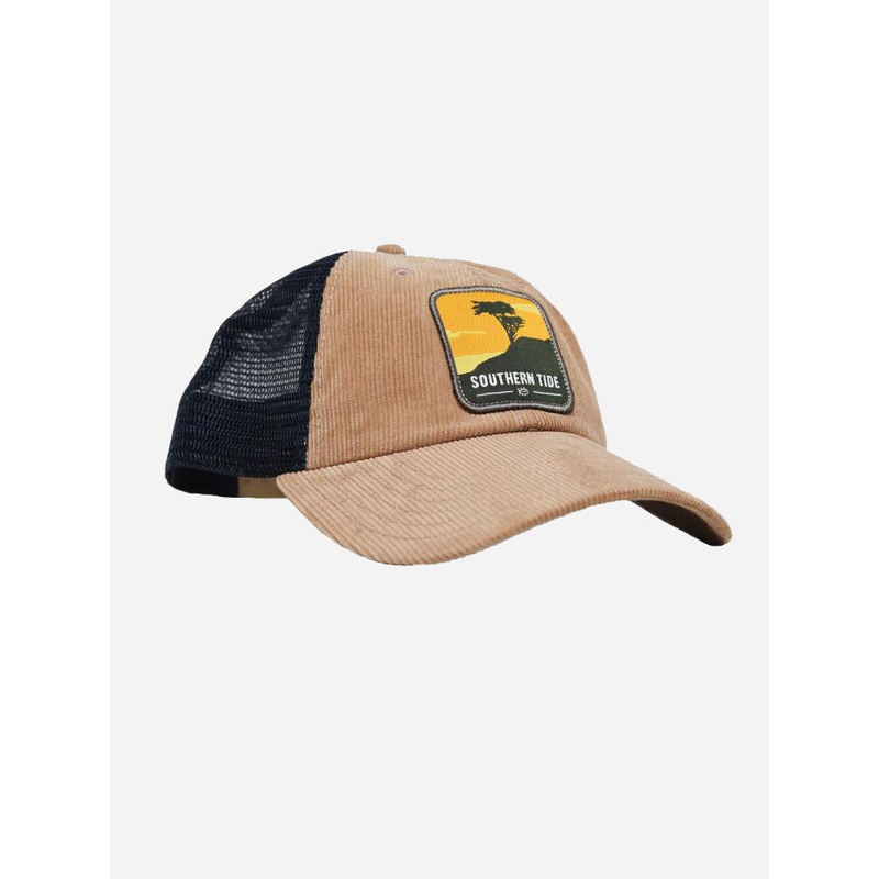 Southern Tide Corduroy Patch Trucker